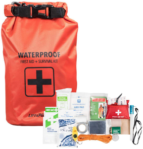 Bolsa de primeros auxilios impermeable de saco seco para pesca, kayak, canotaje, natación, acampada