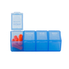 Mini planificador de pastillas diario portátil con 4 compartimentos