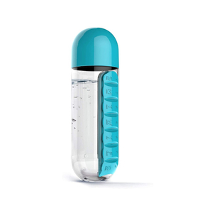 Botella semanal portátil al aire libre de la caja de la píldora para viajar