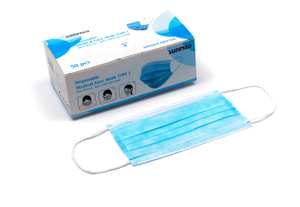 Mascarilla médica desechable no tejida de 3 capas