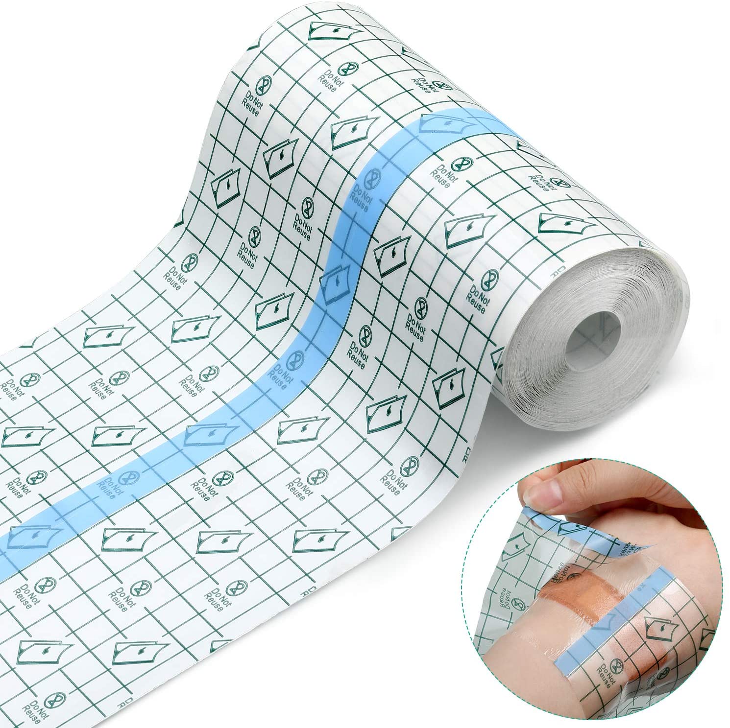 Apósito de película de vendaje adhesivo transparente médico impermeable
