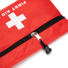 Bolsa de primeros auxilios vacía de emergencia médica para ir de excursión, acampar, viajar en bicicleta, coche