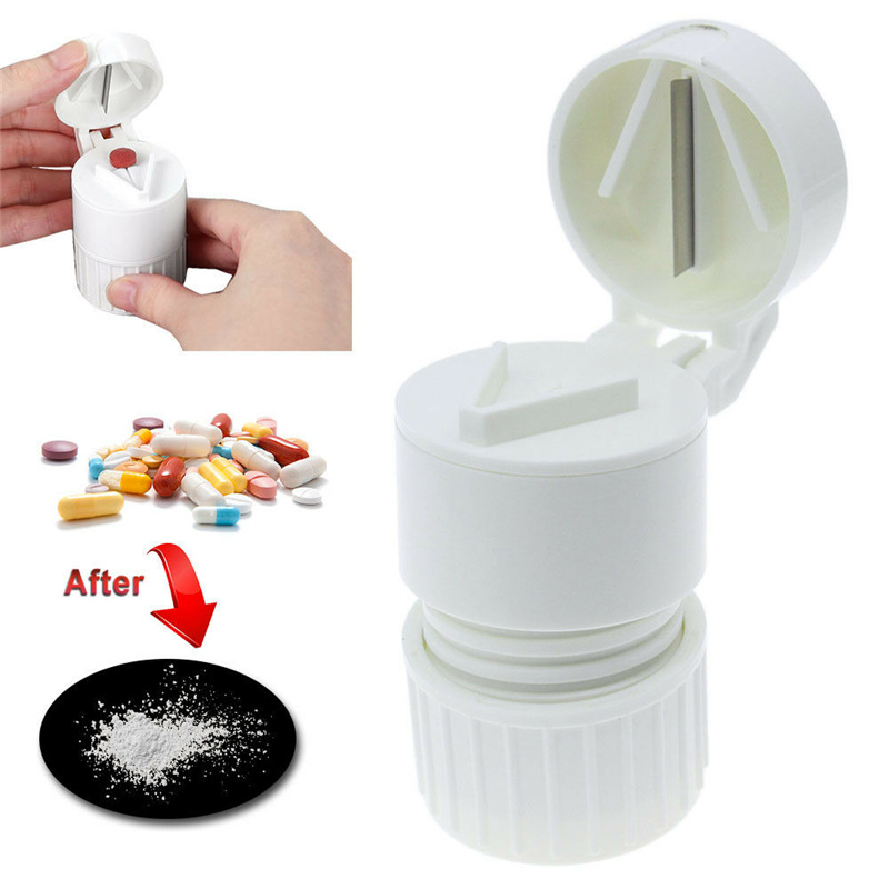Mini trituradora de tabletas de medicación segura y portátil