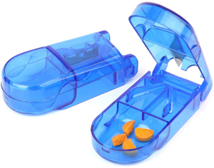 Cortador de pastillas de plástico pequeño portátil con cuchilla