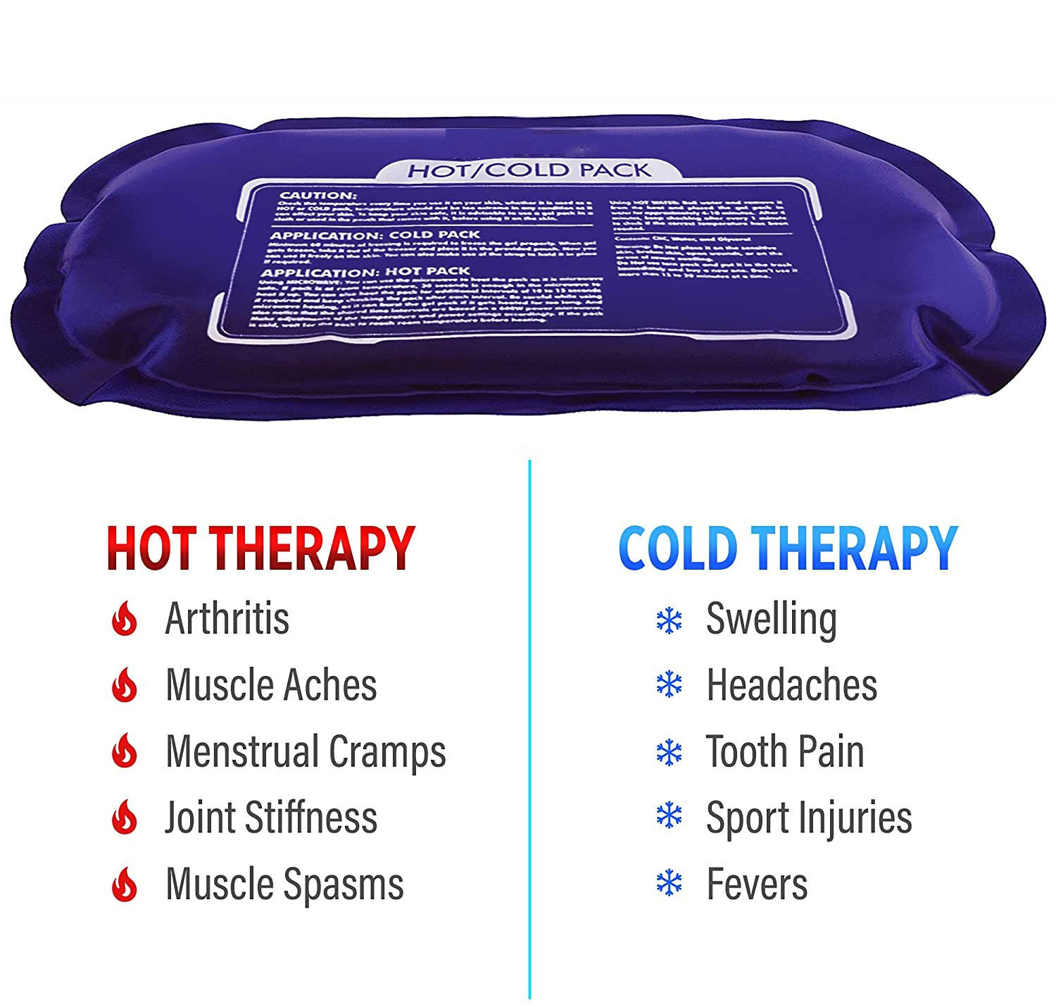 Paquete frío y caliente de gel flexible ajustable para la recuperación de lesiones