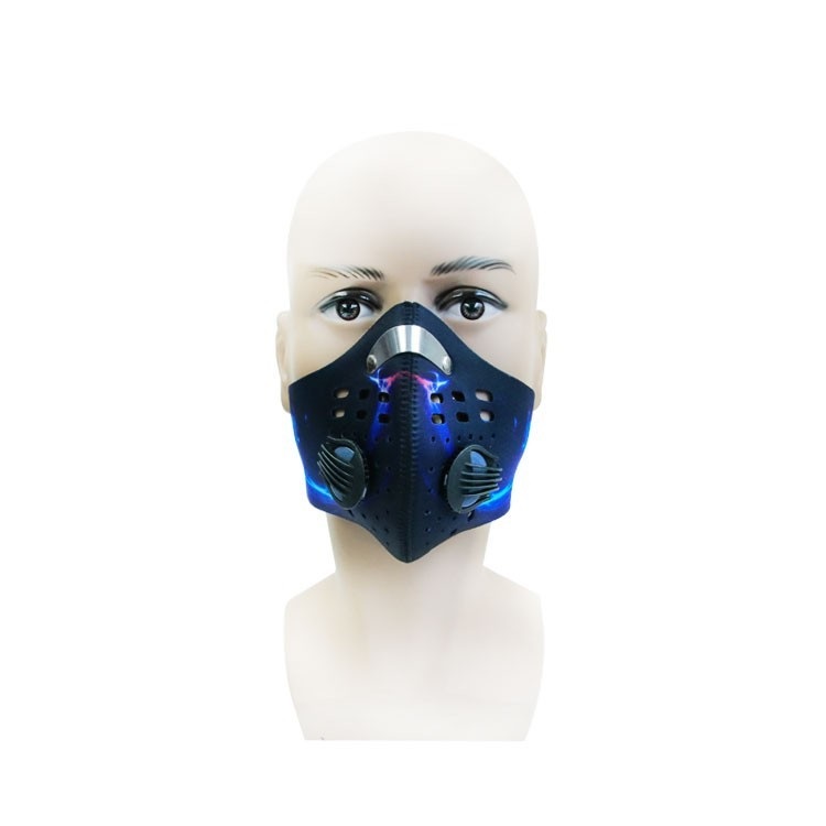 Ajustable máscara protectora a prueba de polvo de ciclo con Filtros